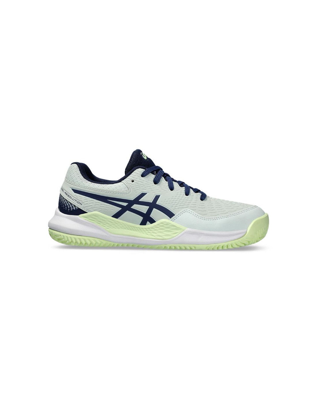 ZAPATILLAS DE TENIS ASICS GELRESOLUTION 9 GS CLAY INFANTIL MENTA/AZUL