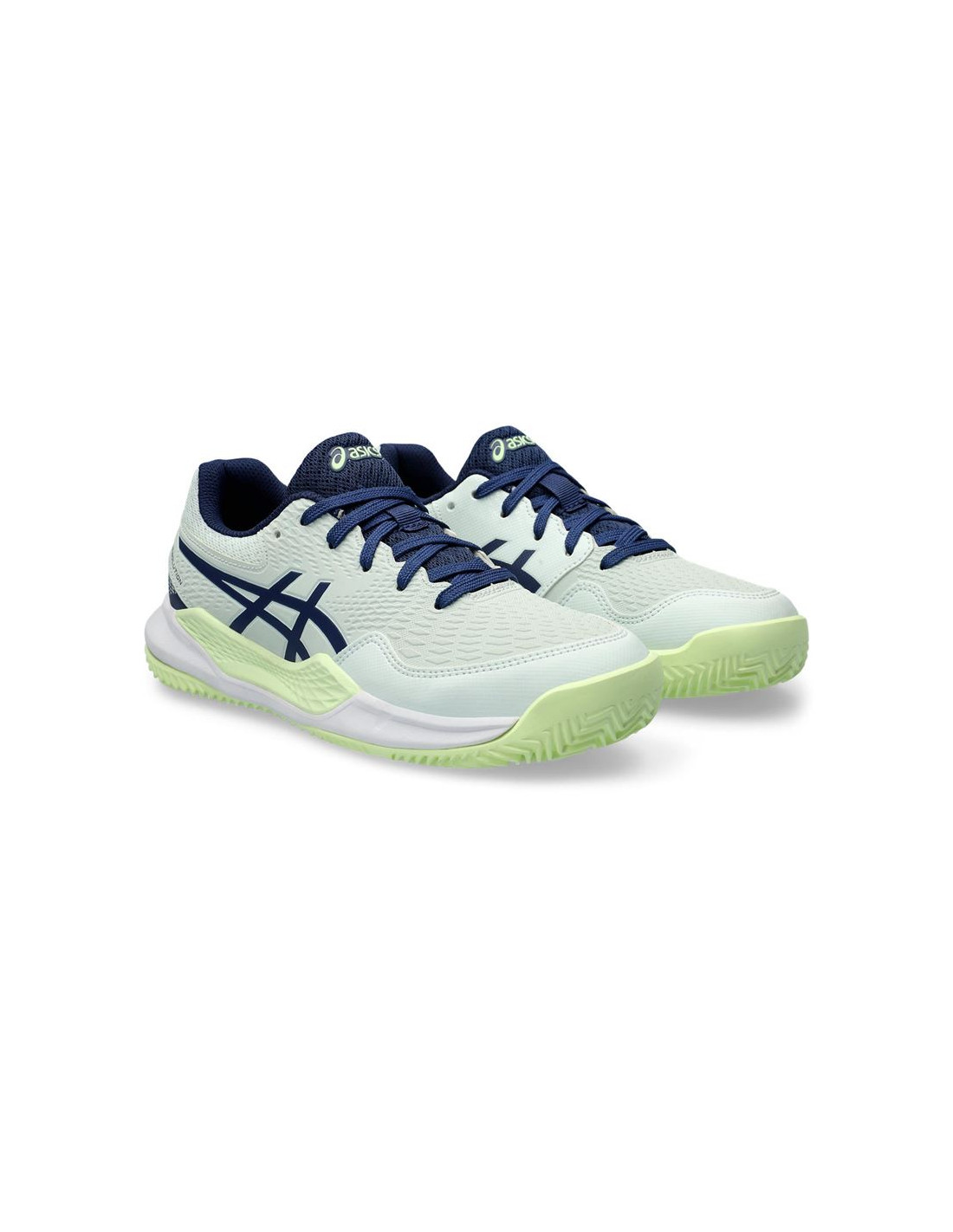 ZAPATILLAS DE TENIS ASICS GELRESOLUTION 9 GS CLAY INFANTIL MENTA/AZUL