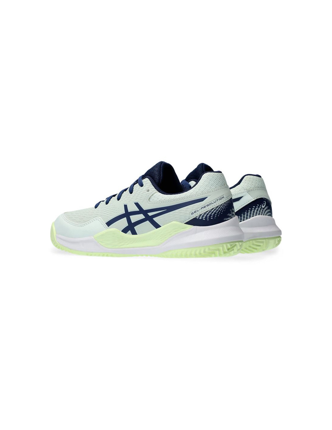 ZAPATILLAS DE TENIS ASICS GELRESOLUTION 9 GS CLAY INFANTIL MENTA/AZUL