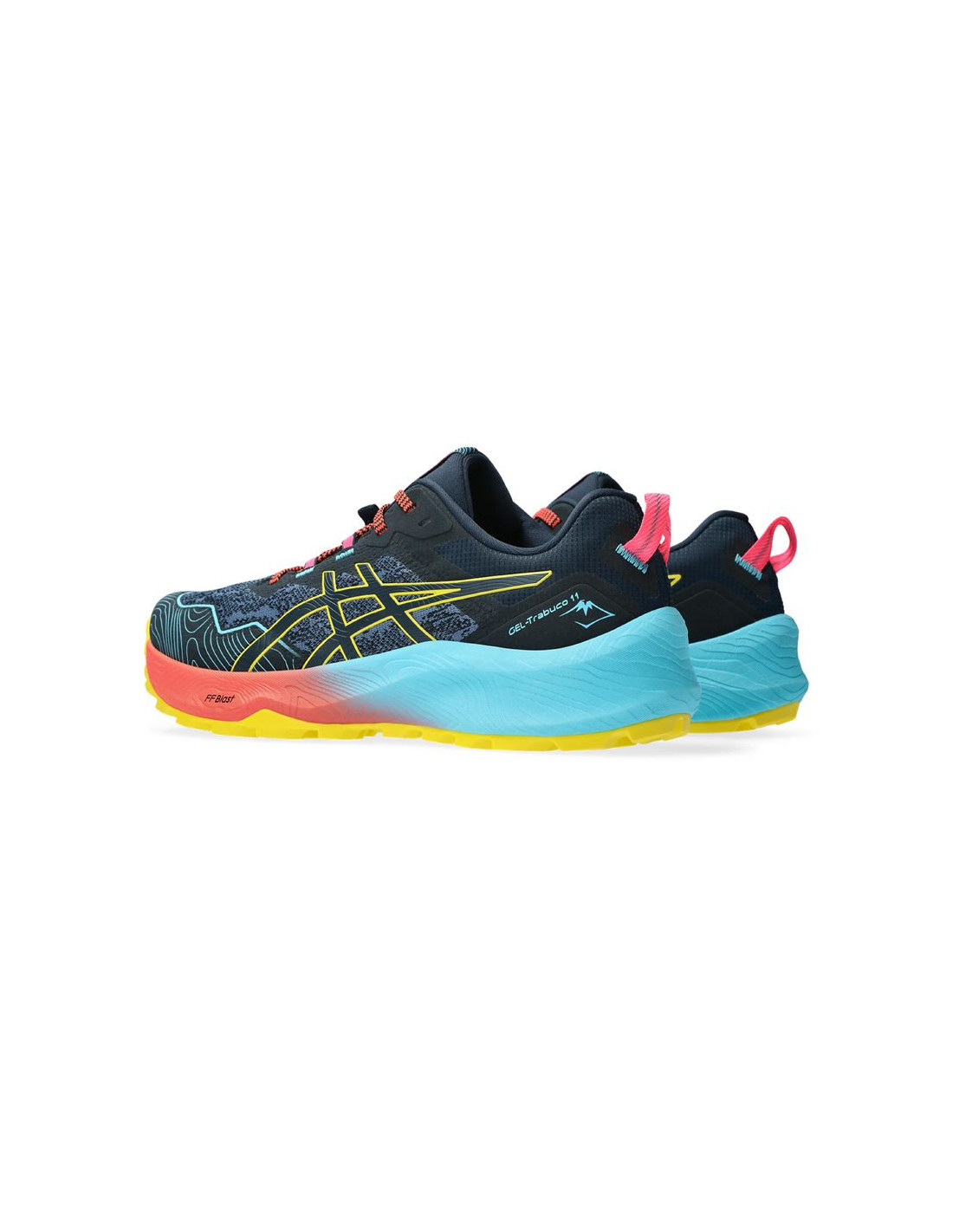 ZAPATILLAS DE TRAIL ASICS GELTRABUCO 11 HOMBRE AZUL/VI NT YELLOW