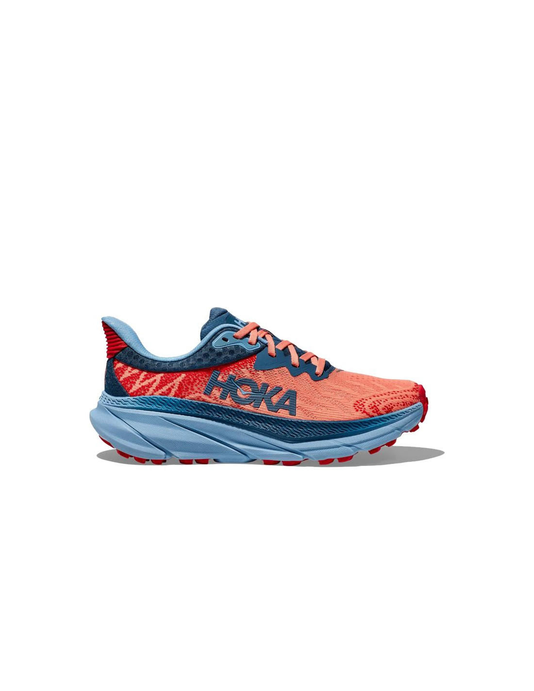 Zapatillas de Trail Hoka Challenger 7 Mujer Papaya/Real Tea