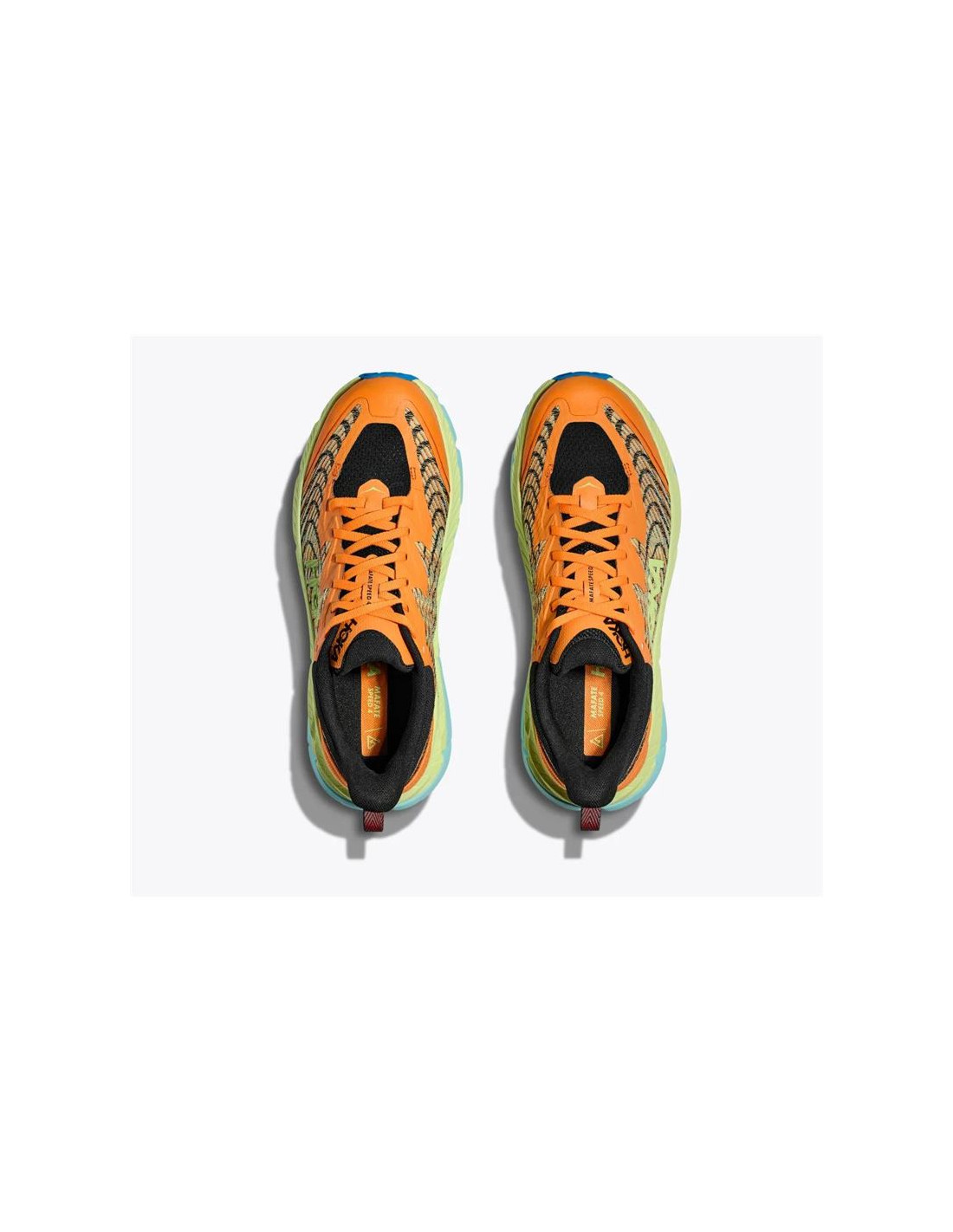 Zapatillas de Trail Hoka Mafate Speed 4 Hombre Naranja/Azul