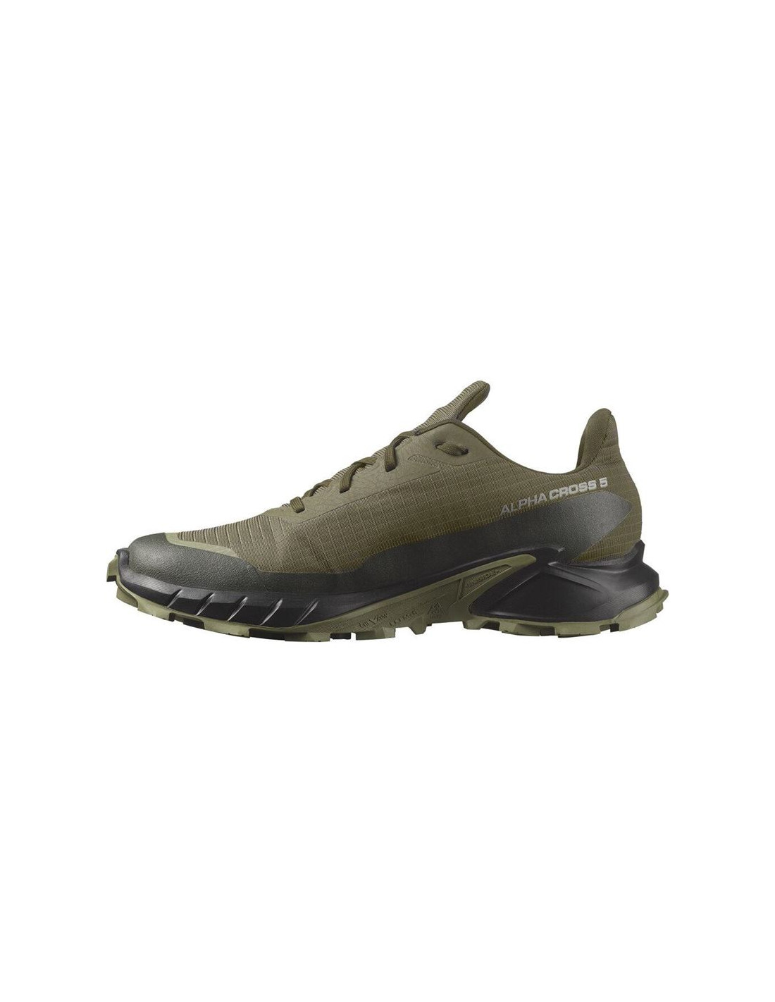 ZAPATILLAS DE TRAIL SALOMON ALPHACROSS 5 GORE  TEX OLIVE NIGHT / BLACK / DEEP LICHEN GREEN HOMBRE