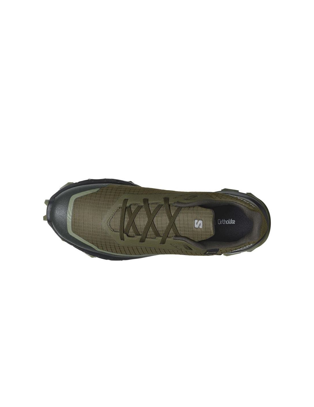 ZAPATILLAS DE TRAIL SALOMON ALPHACROSS 5 GORE  TEX OLIVE NIGHT / BLACK / DEEP LICHEN GREEN HOMBRE