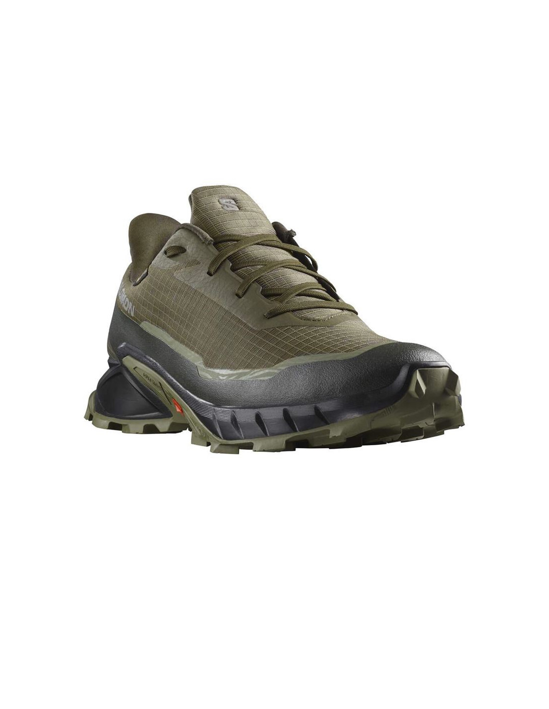 ZAPATILLAS DE TRAIL SALOMON ALPHACROSS 5 GORE  TEX OLIVE NIGHT / BLACK / DEEP LICHEN GREEN HOMBRE