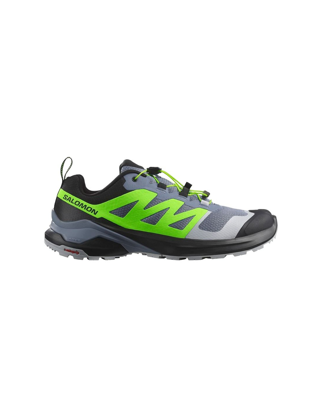 ZAPATILLAS DE TRAIL SALOMON XADVENTURE FLINT STONE / BLACK / GREEN GECKO HOMBRE