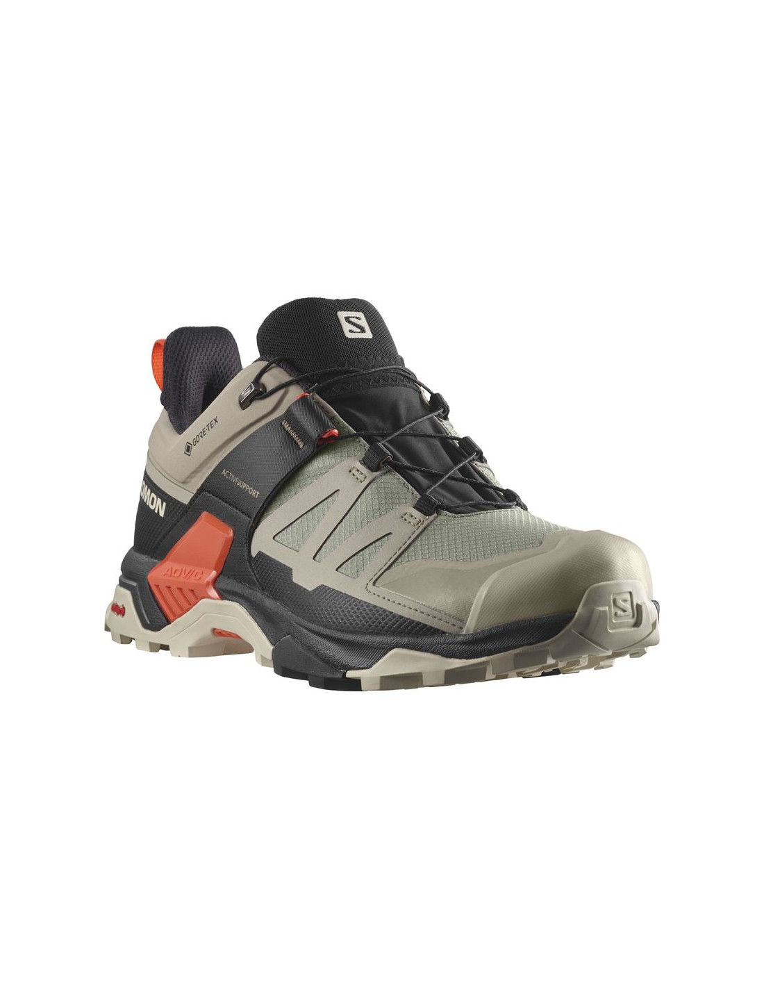 ZAPATILLAS DE TRAIL SALOMON X ULTRA 4 GORETEX GRIS HOMBRE