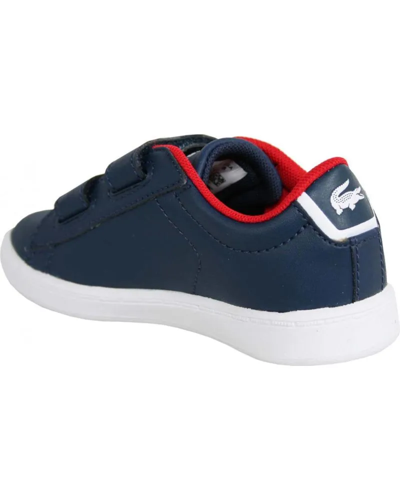 ZAPATILLAS DEPORTE DE NIñA Y NIñO LACOSTE 31SPI0002 CARNABY EVO 144 NVYRED