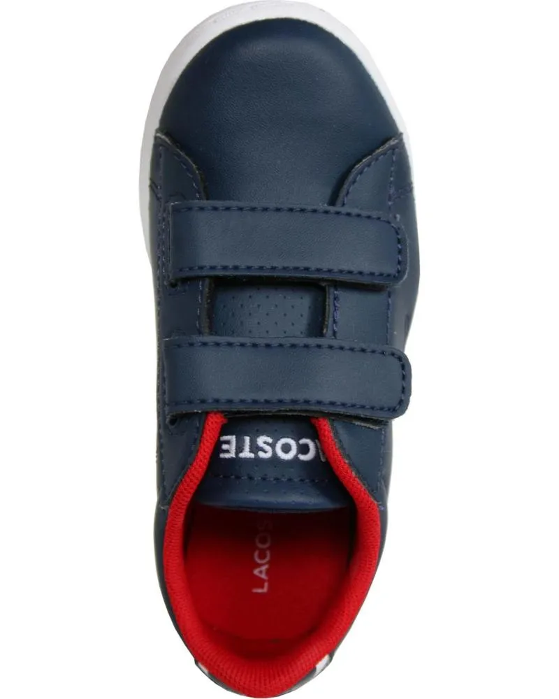ZAPATILLAS DEPORTE DE NIñA Y NIñO LACOSTE 31SPI0002 CARNABY EVO 144 NVYRED