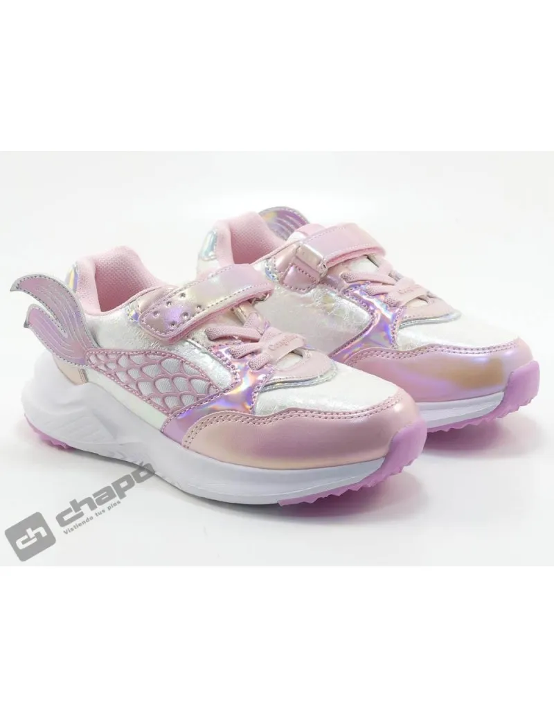 ZAPATILLAS DEPORTIVA ROSA CONGUITOS 261017LUZ