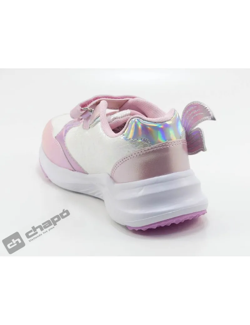 ZAPATILLAS DEPORTIVA ROSA CONGUITOS 261017LUZ