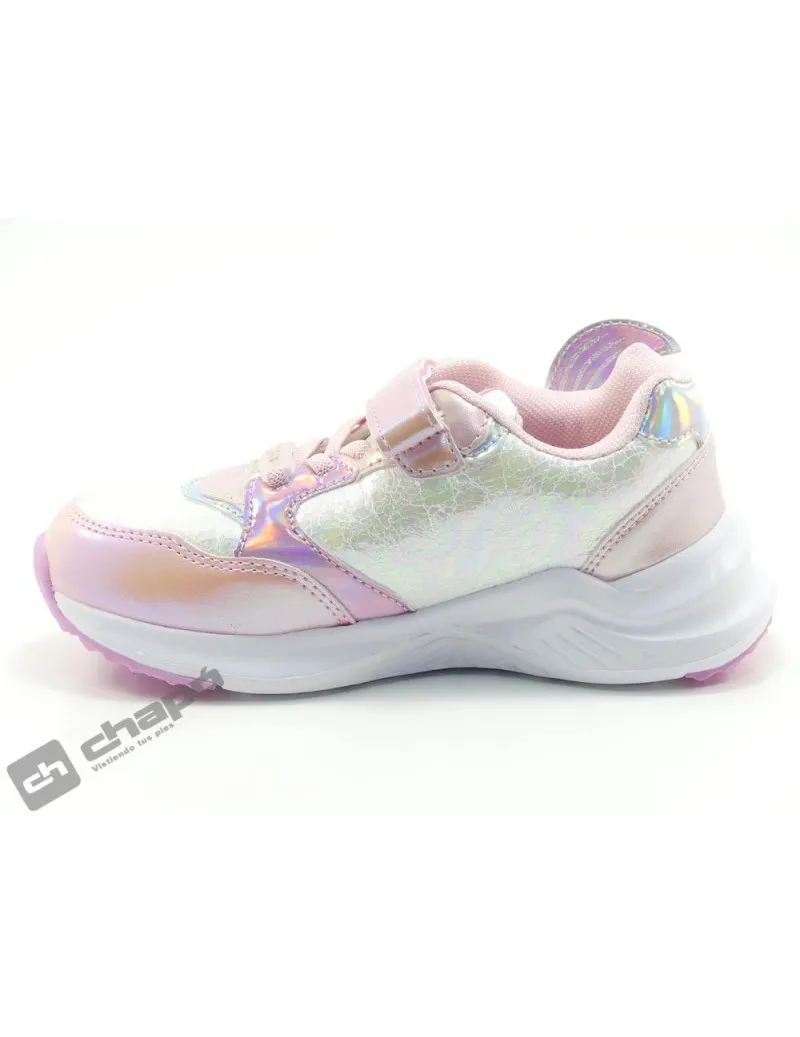 ZAPATILLAS DEPORTIVA ROSA CONGUITOS 261017LUZ