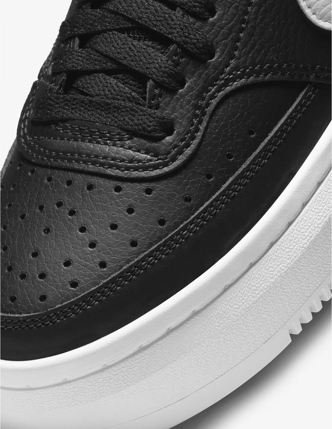 Zapatillas Plataforma NIKE Court Vision Negras