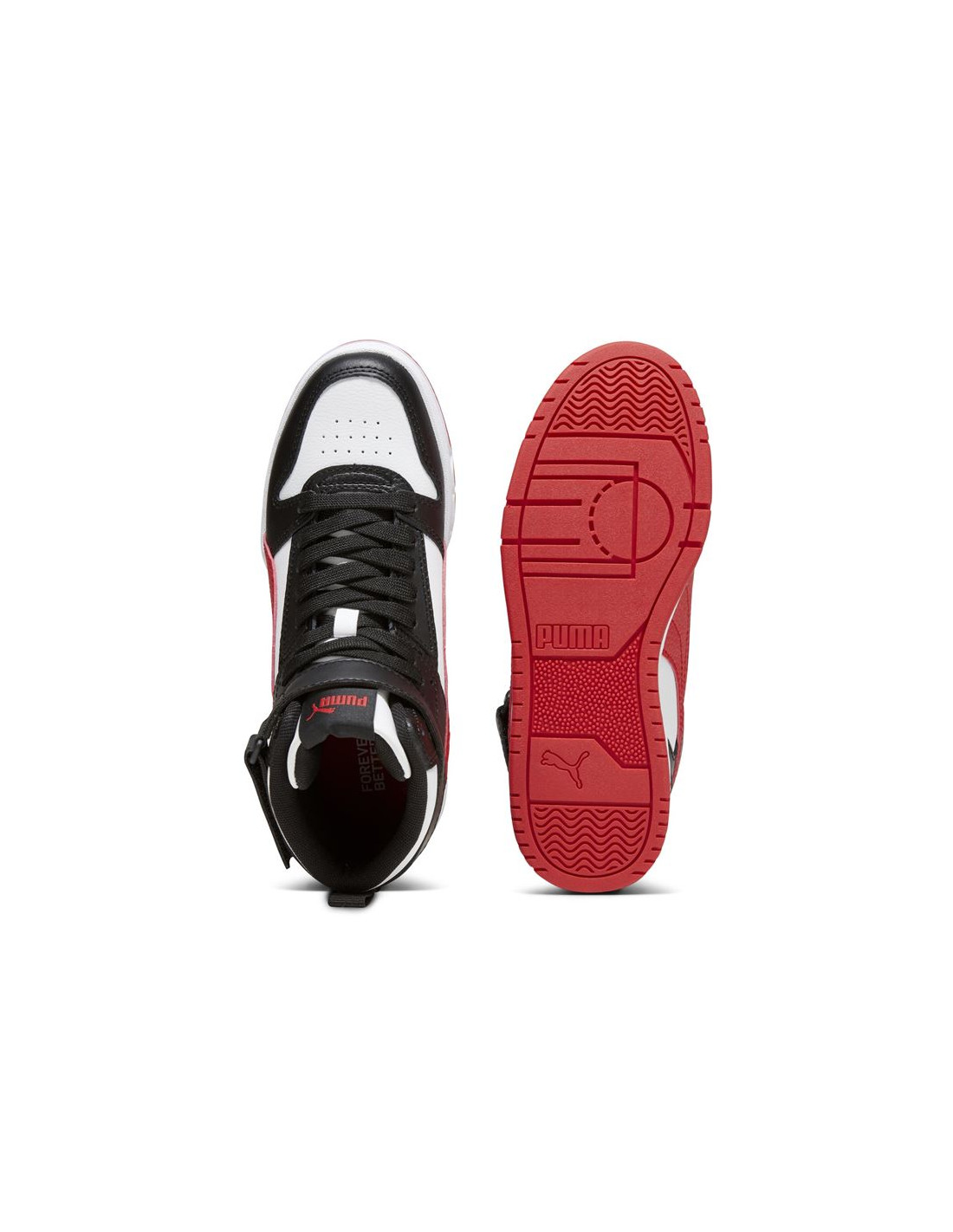 ZAPATILLAS PUMA RBD GAME INFANTIL NEGROROJO