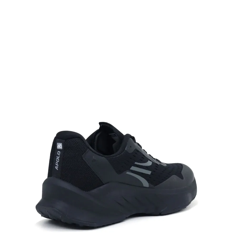 ZAPATILLAS RUNNING HOMBRE APOLO AH2344 NEGRO