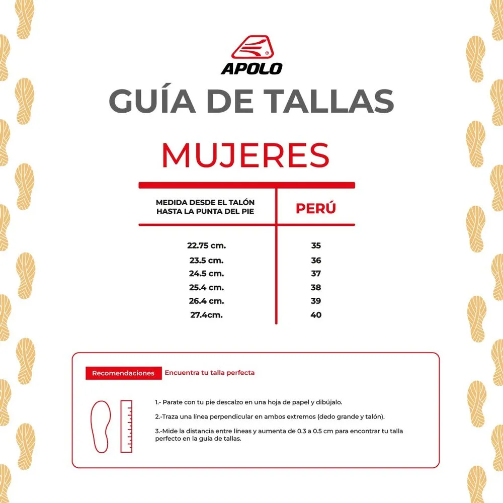 ZAPATILLAS RUNNING PARA MUJER APOLO AD2270 BEIGE