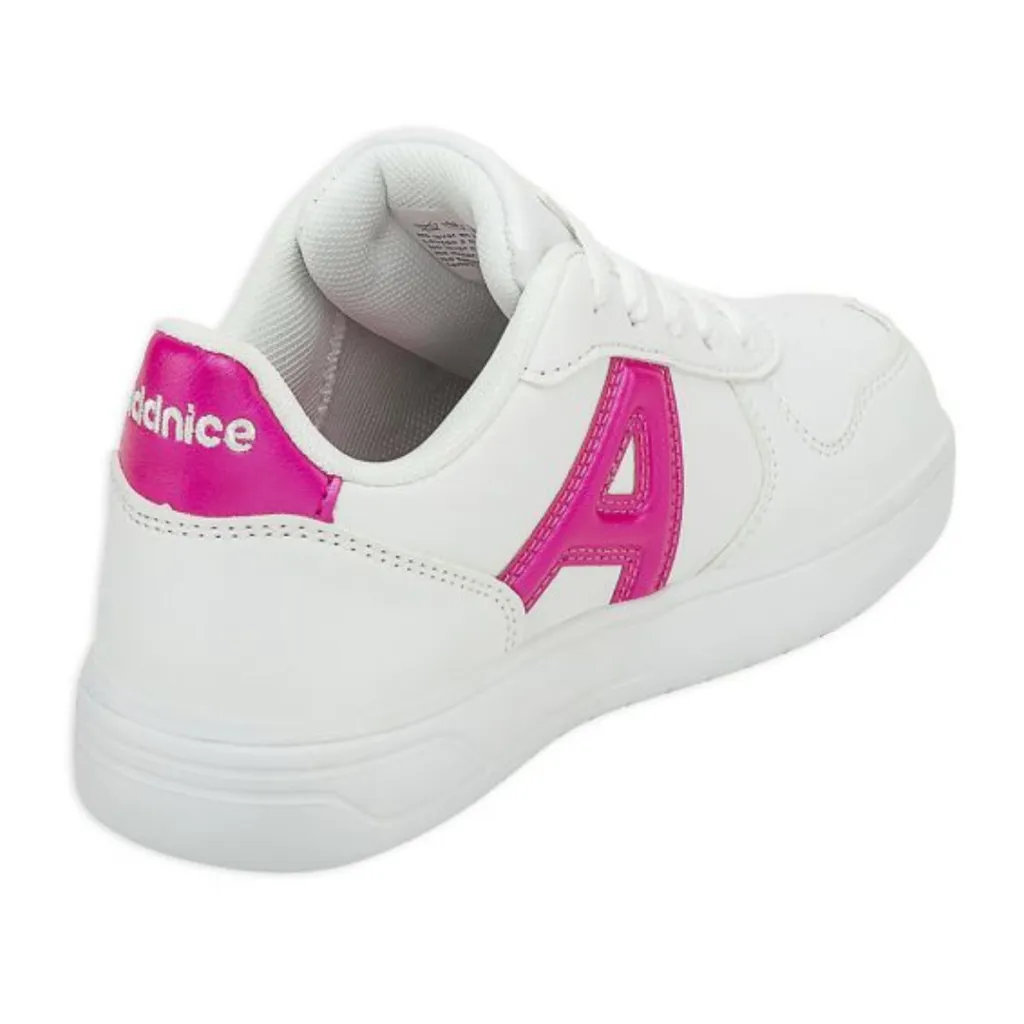 ZAPATILLAS URBANAS NIñAS ADDNICE SAN DIEGO MAX  BLANCO/FUCSIA