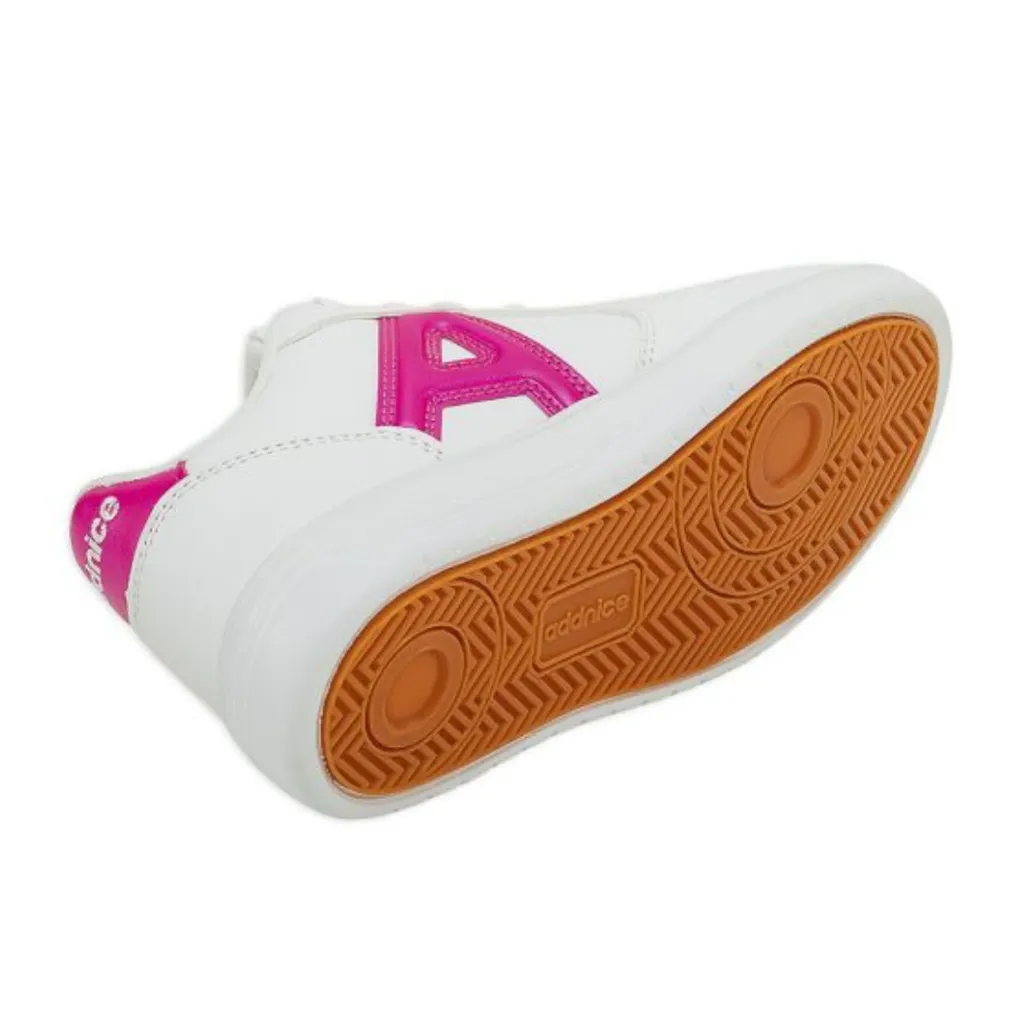 ZAPATILLAS URBANAS NIñAS ADDNICE SAN DIEGO MAX  BLANCO/FUCSIA