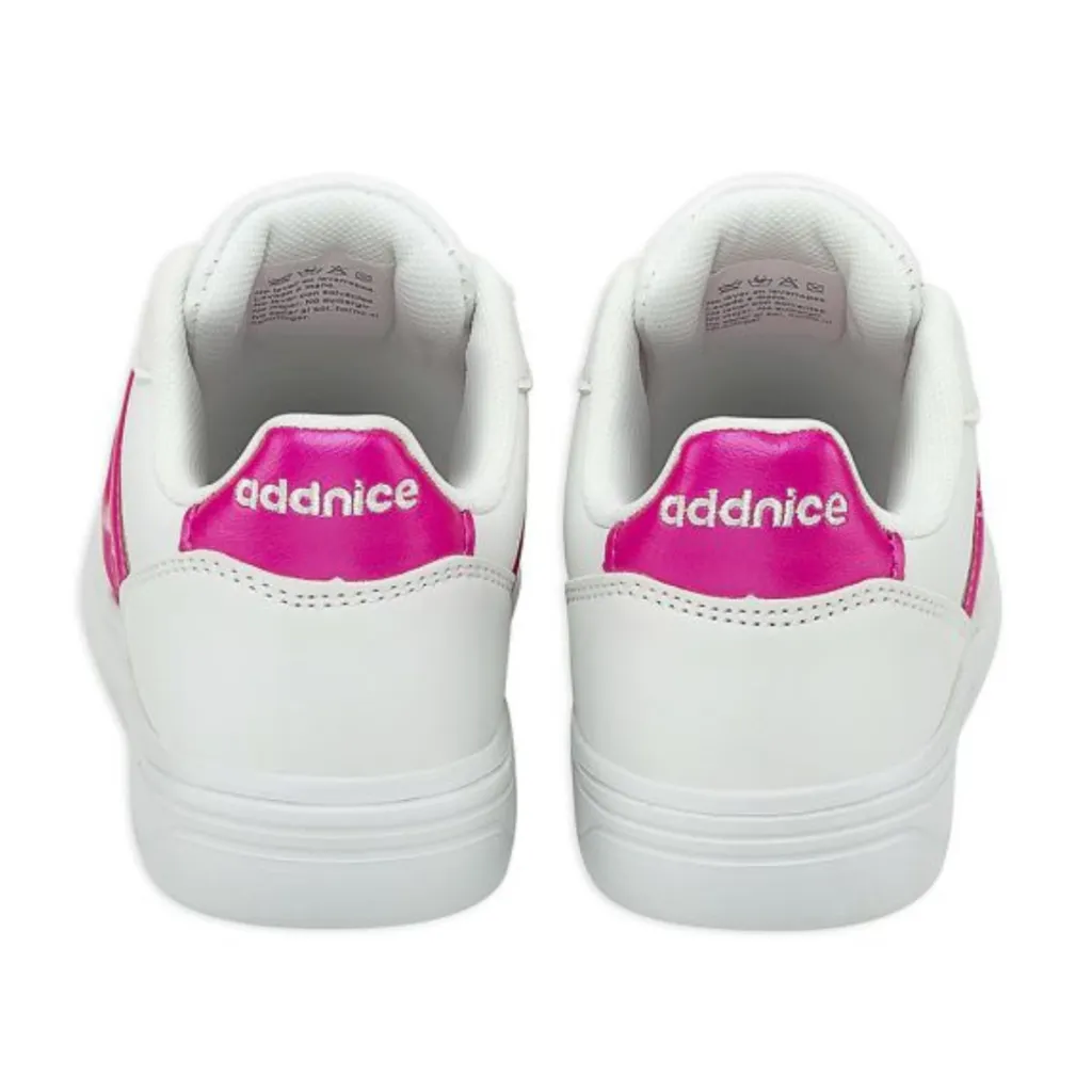 ZAPATILLAS URBANAS NIñAS ADDNICE SAN DIEGO MAX  BLANCO/FUCSIA