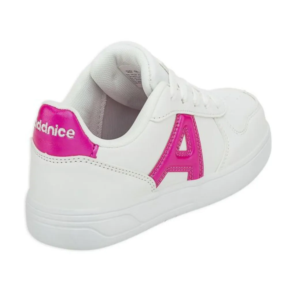ZAPATILLAS URBANAS NIñAS ADDNICE SAN DIEGO MAX  BLANCO/FUCSIA