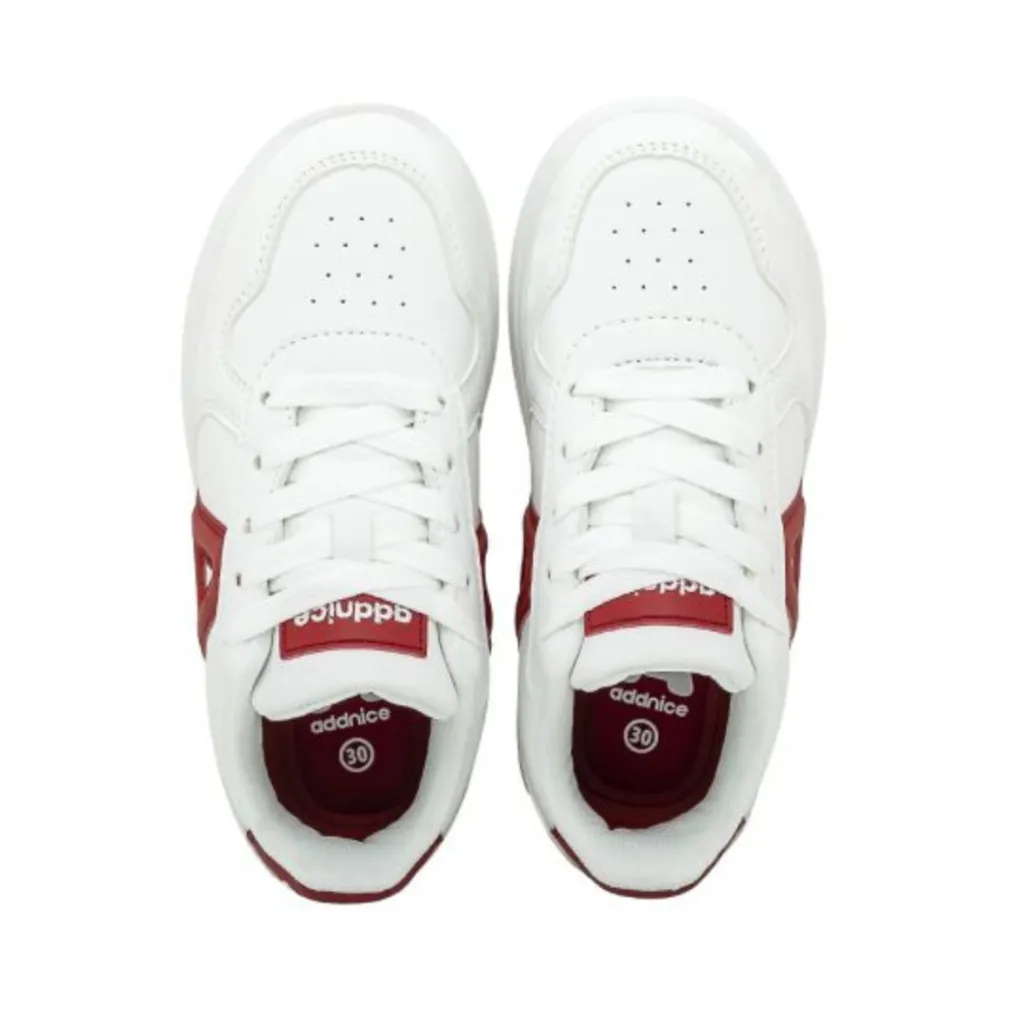 ZAPATILLAS URBANAS NIñOS ADDNICE SAN DIEGO MAX  BLANCO/ROJO