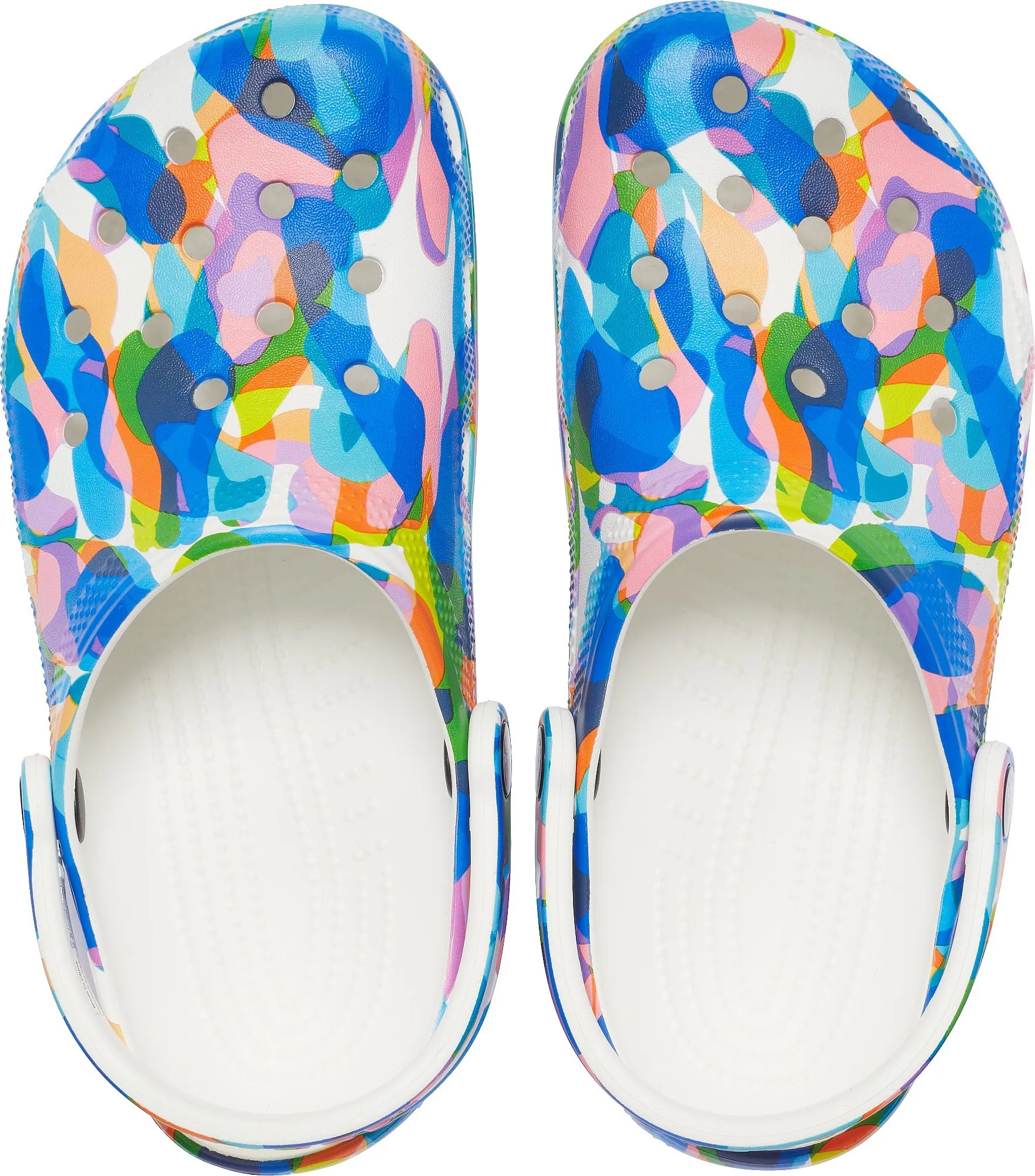 ZAPATOS CROCS CLASSIC BUBLE BLOCK CLOG  WHITE/MULTI