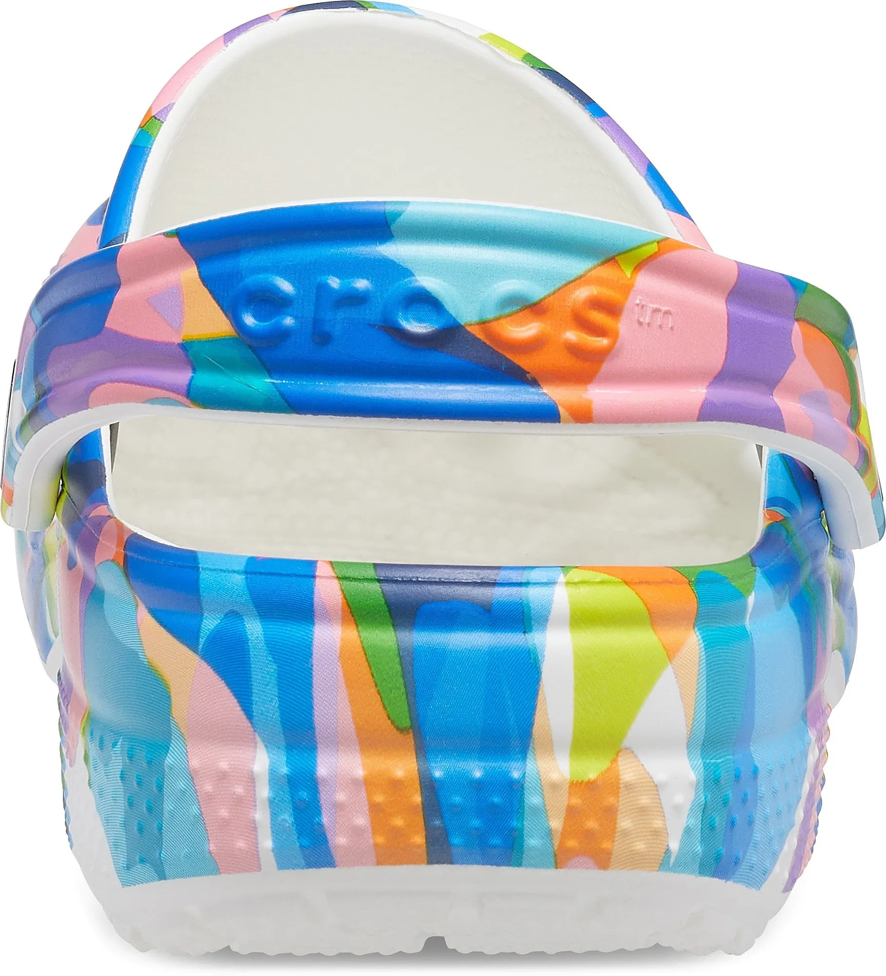 ZAPATOS CROCS CLASSIC BUBLE BLOCK CLOG  WHITE/MULTI