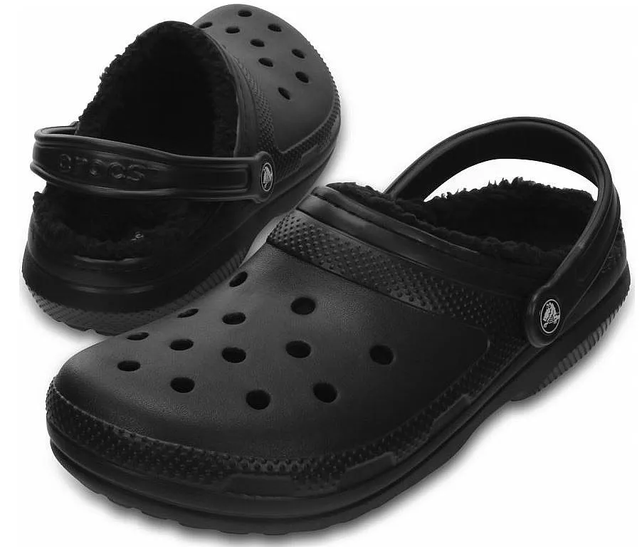 ZAPATOS CROCS CLASSIC LINED CLOG  BLACK/BLACK