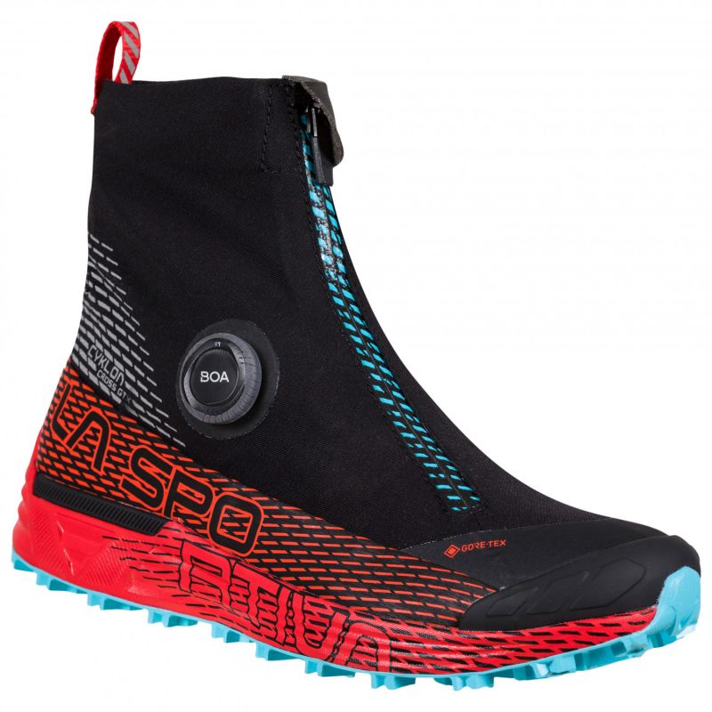 ZAPATOS DE TRAIL LA SPORTIVA CYKLON CROSS GORETEX (BLACK/HIBISCUS) MUJER