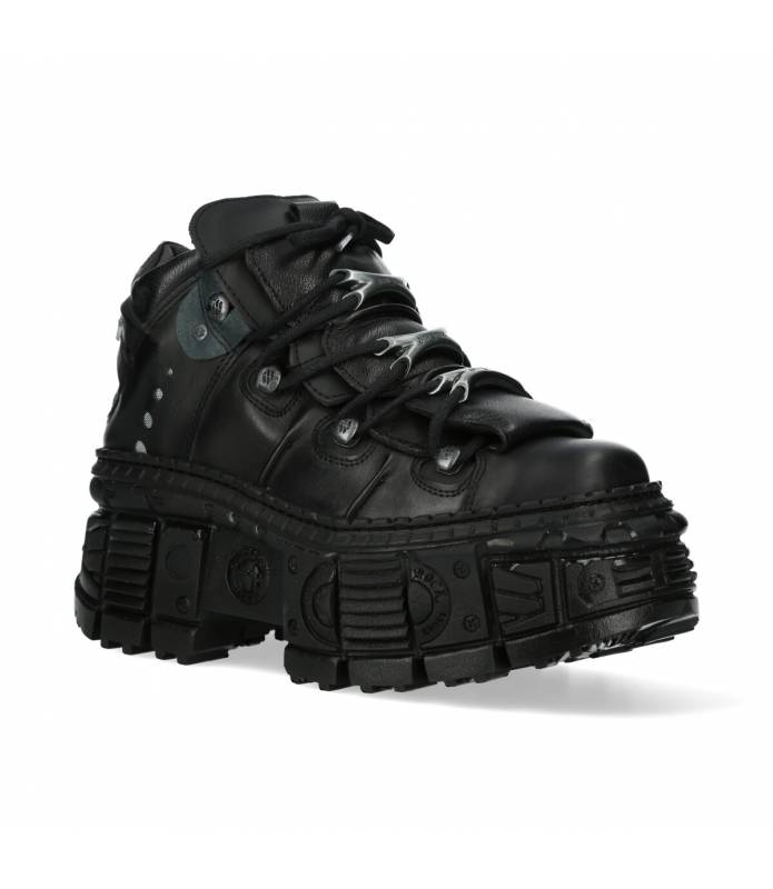 ZAPATOS PIEL ROCK SUELA TANK NEW ROCK ORIGINAL PLATAFORMA WALL106S12