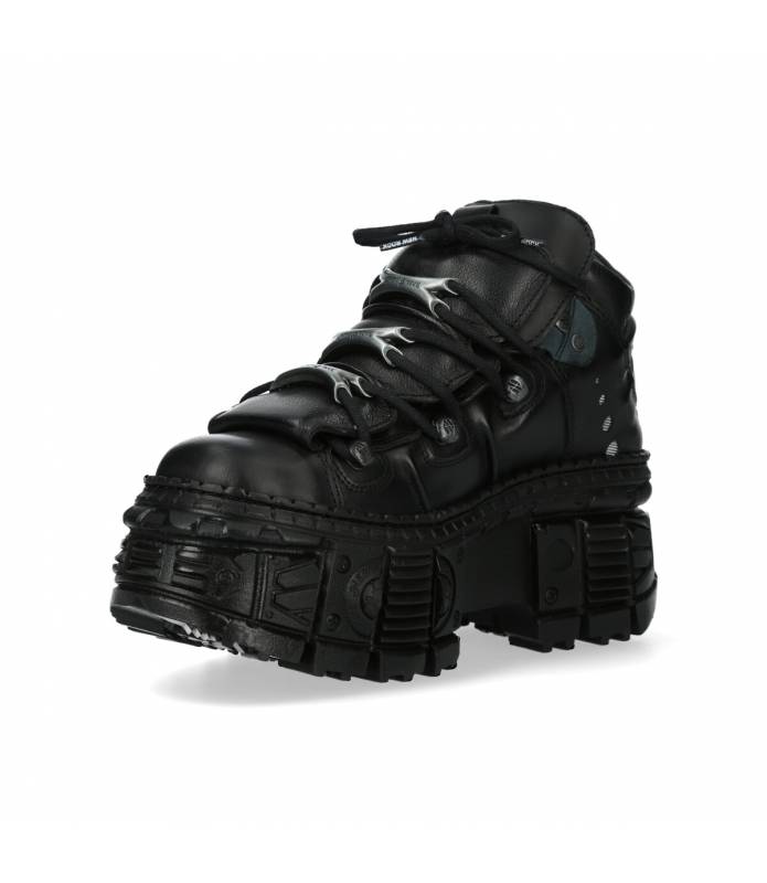 ZAPATOS PIEL ROCK SUELA TANK NEW ROCK ORIGINAL PLATAFORMA WALL106S12