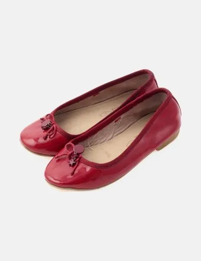 Zara Bailarina granate lisa