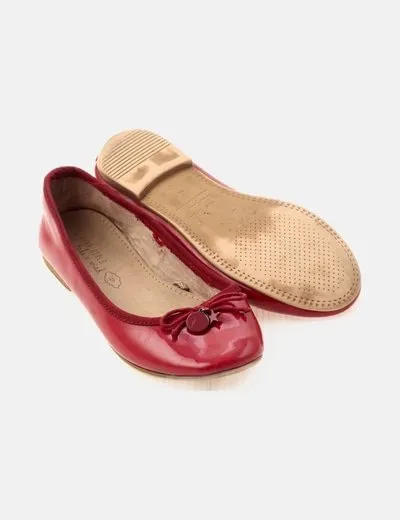 Zara Bailarina granate lisa
